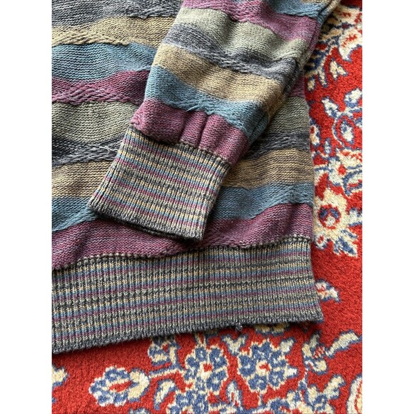 VINTAGE The Heartland Company Sweater Men Large Pullover Grandpa Cotton 3D - Picture 4 of 9